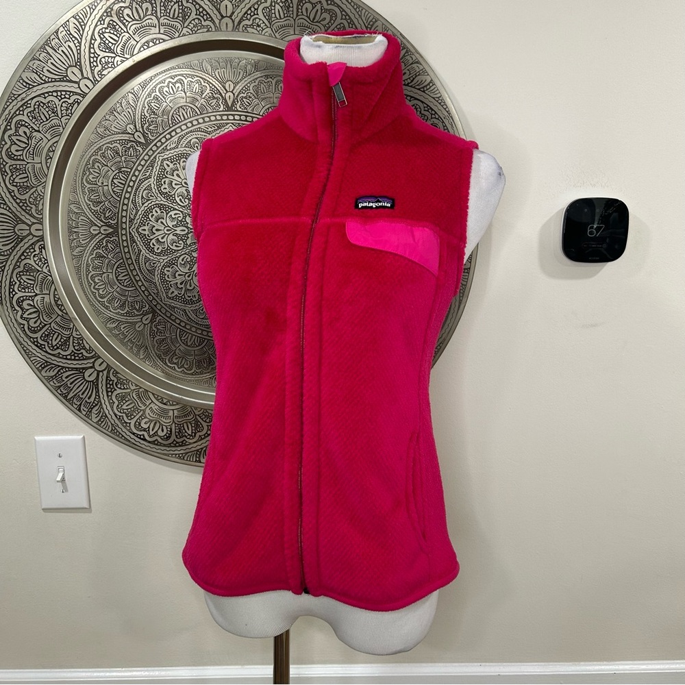 Patagonia Pink Fleece Vest